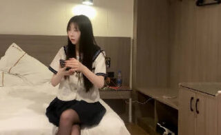 Black silk loli is obedient and has long legs and tender pussy for you to play with – cart and flower