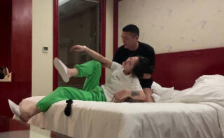 Young lady in green pants – Teddy