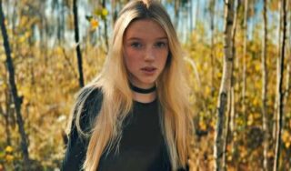 A Russian Chick Gave Herself To Her Boyfriend Outdoors.