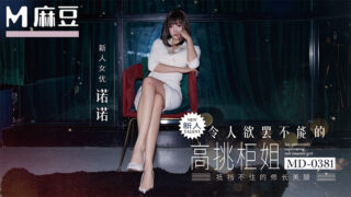 Madou Media Film MD-0381: The irresistible tall saleswoman can’t resist the 175cm model’s long legs in black stockings. (Nono)