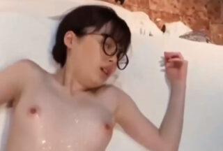 Top-quality glasses girl who gets ejaculated inside