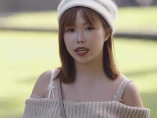 The ultimate pleasure of being followed by a stunningly beautiful woman with J-cup breasts, Pokayo.